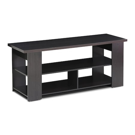 Furinno 50 In. Jaya Tv Stand, Espresso 15118EX